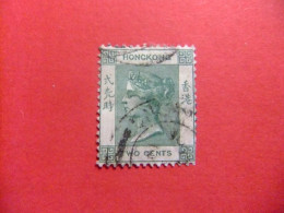 42 HONG KONG 1882 / REINE VICTORIA / YVERT 34 FU Filigrane CA Dent.14 - Used Stamps