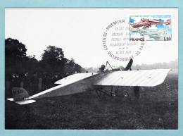 Carte Maximum 1978 - Première Liaison Postale Aérienne Villacoublay Pauillac - YT Poste Aérienne 51 - 33 Villacoublay - 1970-1979