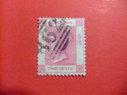 42 HONG KONG 1882 / REINE VICTORIA / YVERT 33 FU Filigrane CA Dent.14 - Used Stamps