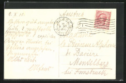 AK Milano, Autograph Von Prinz Alfons Von Bayern  - Autres & Non Classés