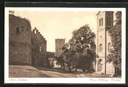 AK Bad Neuhaus, Ruine Salzburg M. Burghof  - Sonstige & Ohne Zuordnung