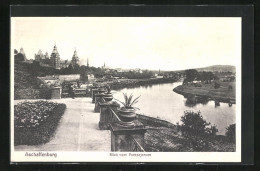 AK Aschaffenburg, Blick Vom Pompejanum  - Aschaffenburg