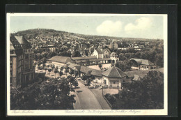 AK Bad Nauheim, Gesamtansicht, Im Vordergrund Die Trinkkur-Anlagen  - Bad Nauheim