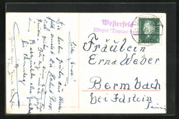 AK Landpoststempel Westerfeld Usingen (Taunus) Land  - Autres & Non Classés