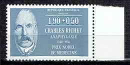 Personnages Céléèbres : Médecins Et Biologistes (Charles Richet) - Unused Stamps