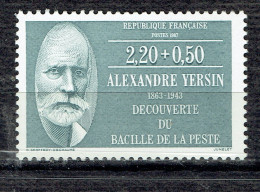 Personnages Céléèbres : Médecins Et Biologistes (Alexandre Yersin) - Ongebruikt