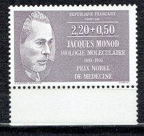 Personnages Céléèbres : Médecins Et Biologistes (Jacques Monod) - Unused Stamps
