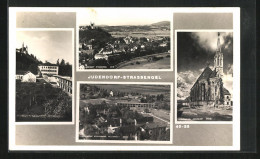 AK Judendorf-Strassengel, Panorama, Kirche Und Heilanstalt  - Other & Unclassified