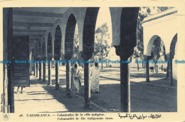 R661494 Casablanca. Colonnades In The Indigenous Town. Flandrin - Monde