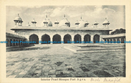 R660463 Interior Pearl Mosque Fort Agra. H. A. Mirza - Monde
