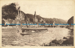 R660465 Dinant. Citadelle. Eglise Et Bateau Touristes. Ern. Nels Thill - Monde