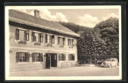 AK Salzburg-Langwied, Gasthaus Langwied Mit Auto  - Other & Unclassified
