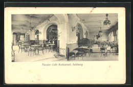 AK Salzburg, Theater-Café-Restaurant, Innenansicht  - Other & Unclassified
