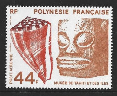 French Polynesia 1979 Museum 44 Fr. Airmail Single MNH - Ongebruikt