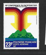 French Polynesia 1979 South Pacific Conference 23 Fr. Airmail Single MNH - Nuovi