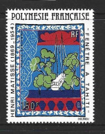 French Polynesia Polynesie 1980 Matisse Painting 150 Fr. Single MNH , Some Very Small Black Adhesions - Nuevos