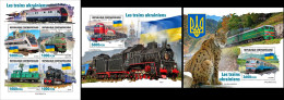 Centrafrica 2023, Trains In Ukraine, 4val In BF +2BF - Centrafricaine (République)