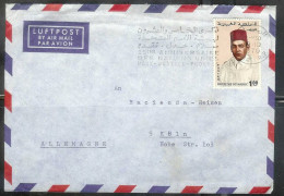 Morocco 1970 Postal History - (8-10-70) To Germany - United Nations Cancel - Morocco (1956-...)