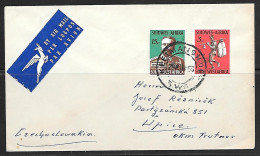 1966 Southwest Africa Keetmansho To Czechoslovakia - Covers & Documents