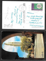 1966 Algeria Colomb Bechar (19-11) To Czech, UIT Stamp - Argelia (1962-...)