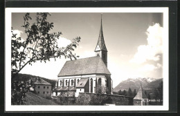 Foto-AK St. Leonhard, Blick Zur Kirche  - Sonstige & Ohne Zuordnung