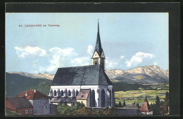 AK St. Leonhard B. Tamsweg, Kirche Gegen Gebirge  - Autres & Non Classés