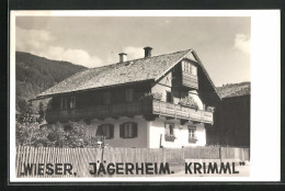 AK Krimml, Wieser Jägerheim  - Autres & Non Classés