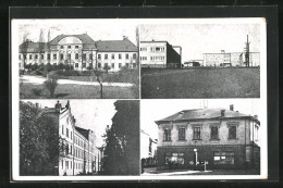 AK Hranice N. B., Gebäudeansichten, Ortspartie  - Czech Republic