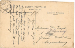 !!! CONGO, CPA DE 1914 DE KAYI POUR LE LUXEMBOURG - Cartas & Documentos