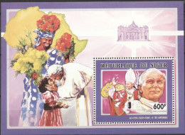 Niger 1991, Pope J. Paul II, BF - Papes