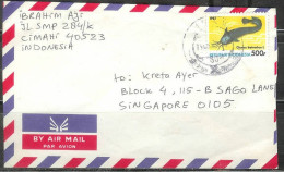 1987 500r Fish, To Singapore - Indonesië