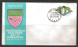 Malaysia 1971 Commonwealth Parliamentary Association First Day Cover - Maleisië (1964-...)