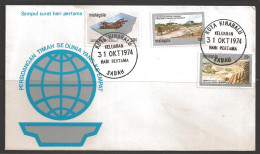 Malaysia 1971 First Day Cover 1 September 75 Cents - Maleisië (1964-...)