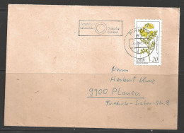 1981 Pirna, 4.7.81, Flower - Covers & Documents