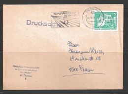 1980 Dessau 45, 19.10.80, Pictorial Cancel - Brieven En Documenten