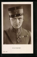 AK Schauspieler Arne Molander In Uniform  - Actors