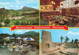 73979374 Oberschlettenbach Restaurant Pension Roedelstein Terrasse Ruinen Panora - Autres & Non Classés