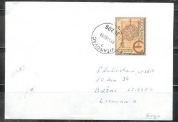 2002 Christmas, Vitanovac (03.12.02) To Lithuania - Lettres & Documents