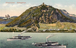 73949860 Koenigswinter_Rhein Mit Siebengebirge Und Drachenfels - Koenigswinter