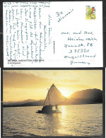 Korolenu PO, 87c Parrot Stamp On PPC To Germany   - Fidji (1970-...)