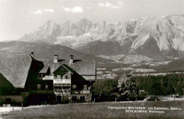 73949741 Schladming_Obersteiermark_AT Alpengasthof Winterer Mit Dachsteingebirge - Other & Unclassified