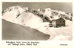 73949739 Hochsoelden_Tirol_AT Rotkogljoch-Huette Mit Rotkogl Oetztaler Alpen - Andere & Zonder Classificatie