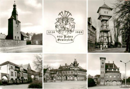 73908694 Groitzsch Borna Stadtturm Wasserturm Hotel Weisses Ross Rathaus Geraete - Autres & Non Classés
