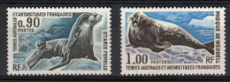 French Southern And Antarctic Lands (TAAF) 1976 Mi 105-106 MNH  (LZS7 FAT105-106) - Marine Life