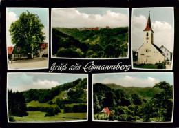 73908600 Eismannsberg Mittelfranken Ortspartie Panorama Kirche - Other & Unclassified