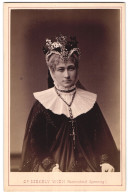 Fotografie Dr. Szekely, Wien, Opernring 1, Charlotte Wolter Als Margarethe Von Anjou In Shakespears Richard III  - Célébrités