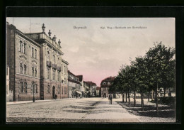 AK Bayreuth, Kgl. Reg.-Gebäude Am Schlossplatz  - Bayreuth