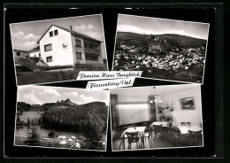 AK Flossenbürg /Opf., Hotel-Pension Haus Burgblick, Bocksbühlweg 12, Ortsansicht  - Other & Unclassified