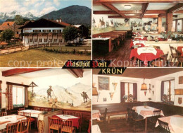 73834548 Kruen Garmisch-Partenkirchen Gasthof Post Gastraeume  - Other & Unclassified