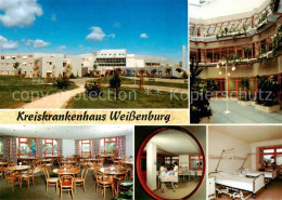 73834527 Weissenburg  Bayern Kreiskrankenhaus Innenhof Cafeteria Babystation Kra - Duisburg